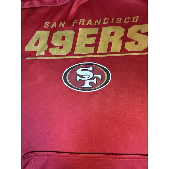 Nike NFL San Francisco 49ers Pullover Hoodie Red Sz Medium See Pics #7, #8 - Picture 2 of 8